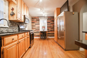 inside farmhouse kitchen