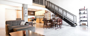 Inside modern home