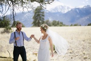 couple on their wedding day