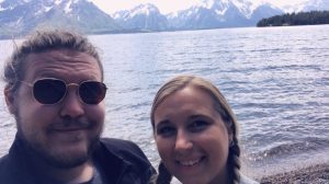 Nick Clark with girlfriend