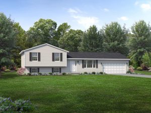 Split-level house
